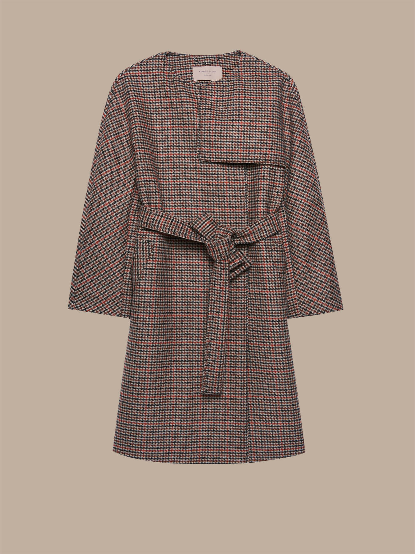 TRENCH COAT IN DOUBLE DAMIER FABRIC image number 4