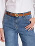 Reversible Monogram leather belt image number 4