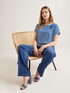 Elenamiro: T-shirt listada com aplica&ccedil;&otilde;es_1