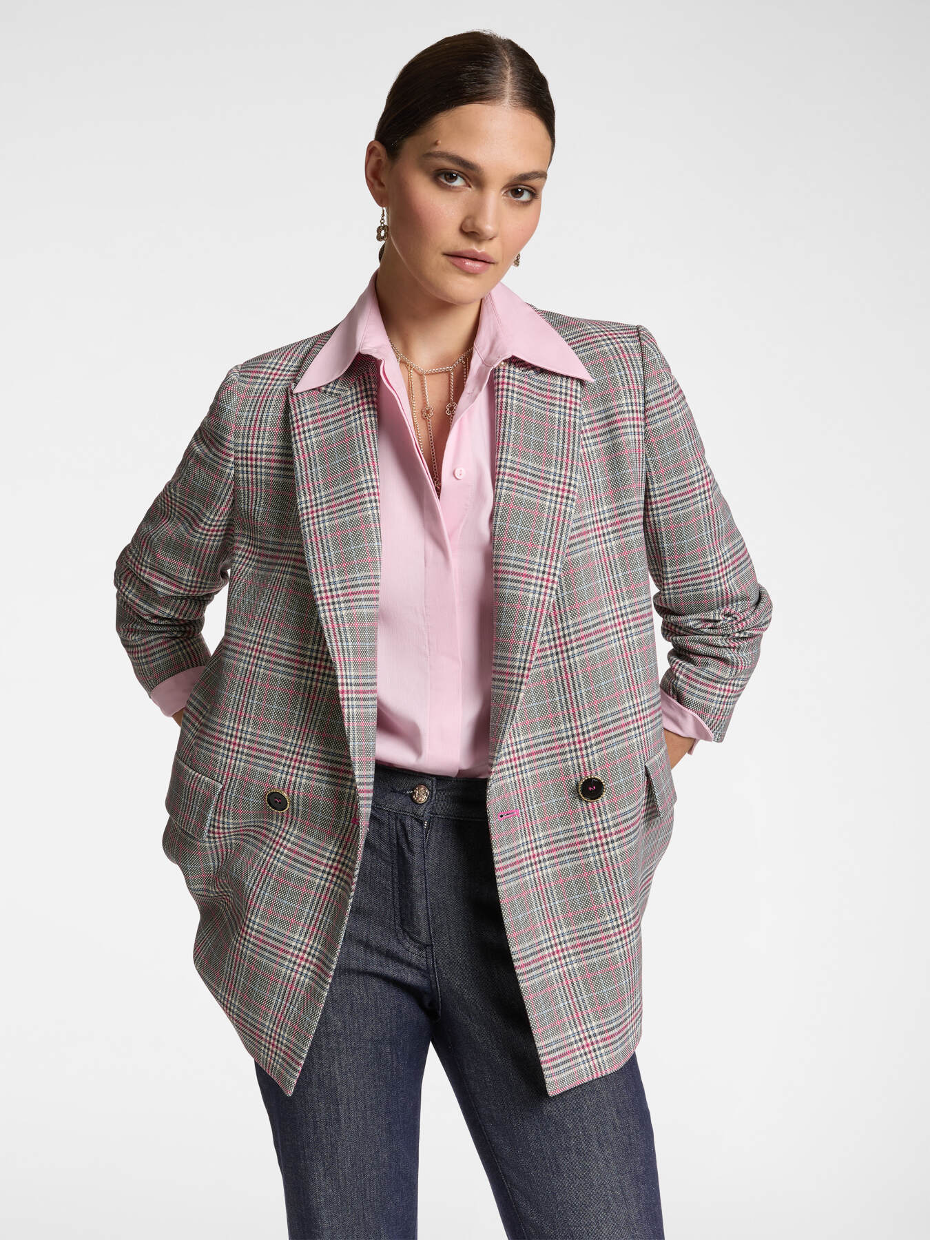 Blazer doppio petto in Galles image number 0