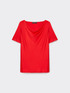 T-shirt in viscosa con drappeggio image number 4