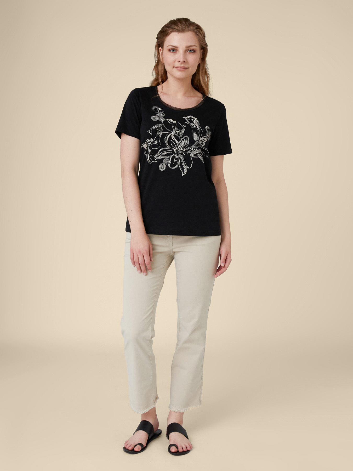 BESTICKTES T-SHIRT image number 0