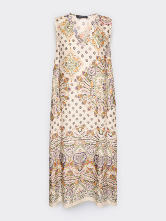 Printed long dress