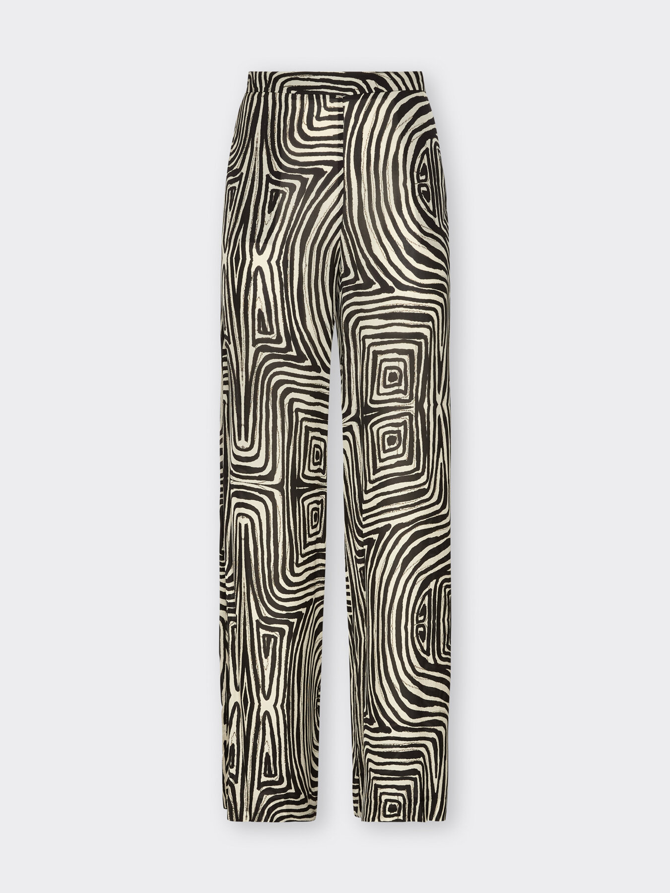 Bedruckte Palazzo-Hose aus Viskose image number 4