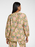 Printed cotton muslin blouse image number 1