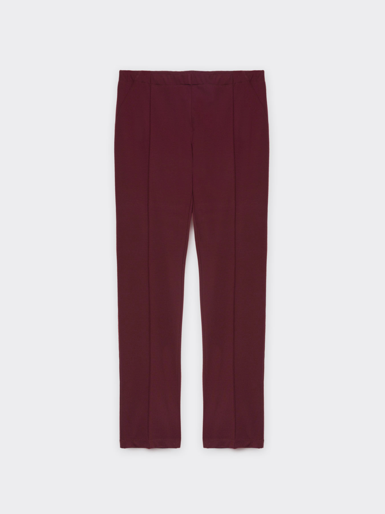Slim fit trousers in Milano stitch image number 4