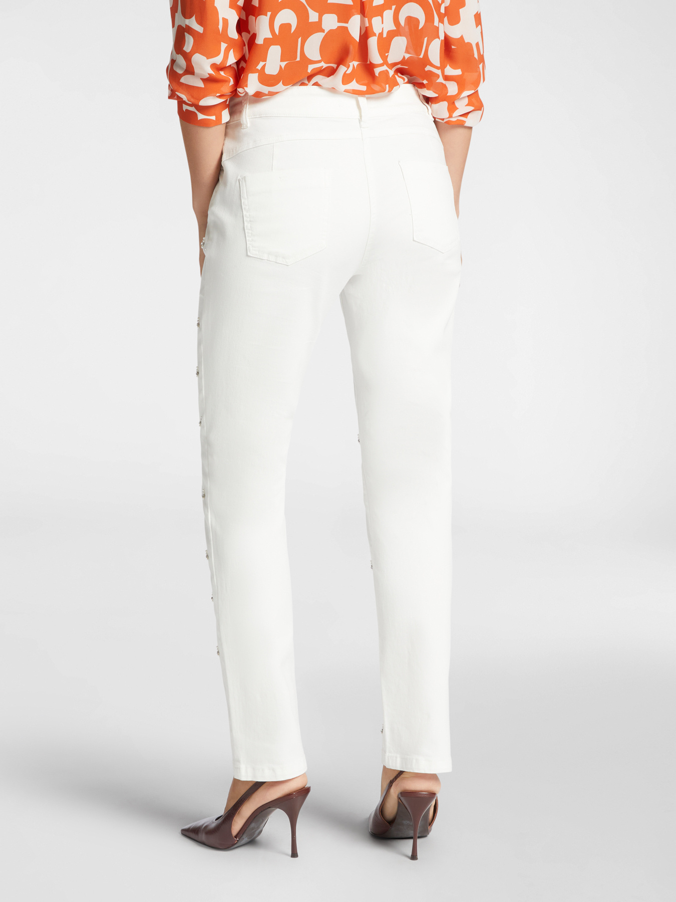 Pantalones luxury con cinco bolsillos image number 1