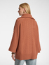 Cardigan lana trecce collo alto image number 1