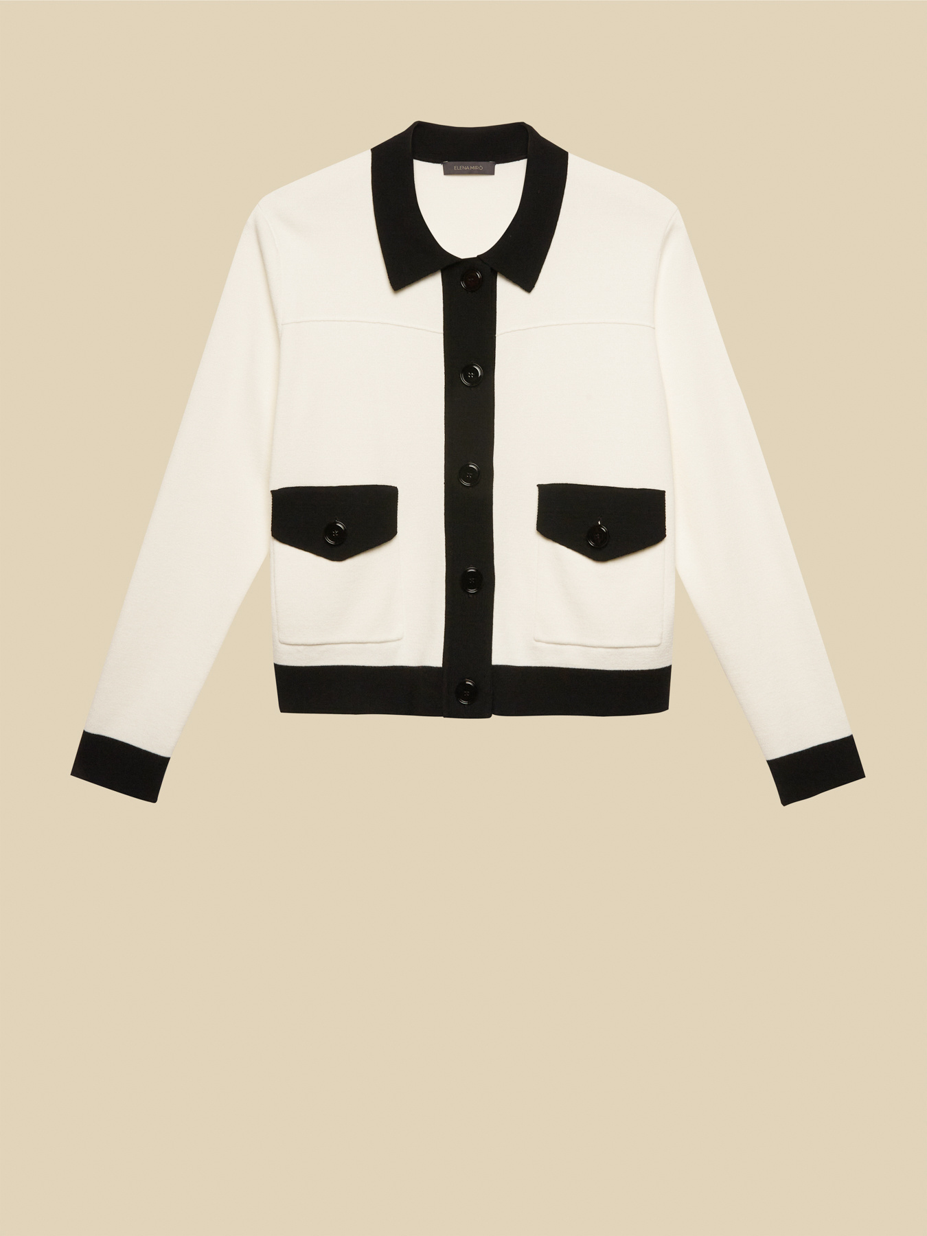Short two-tone jacket image number 3