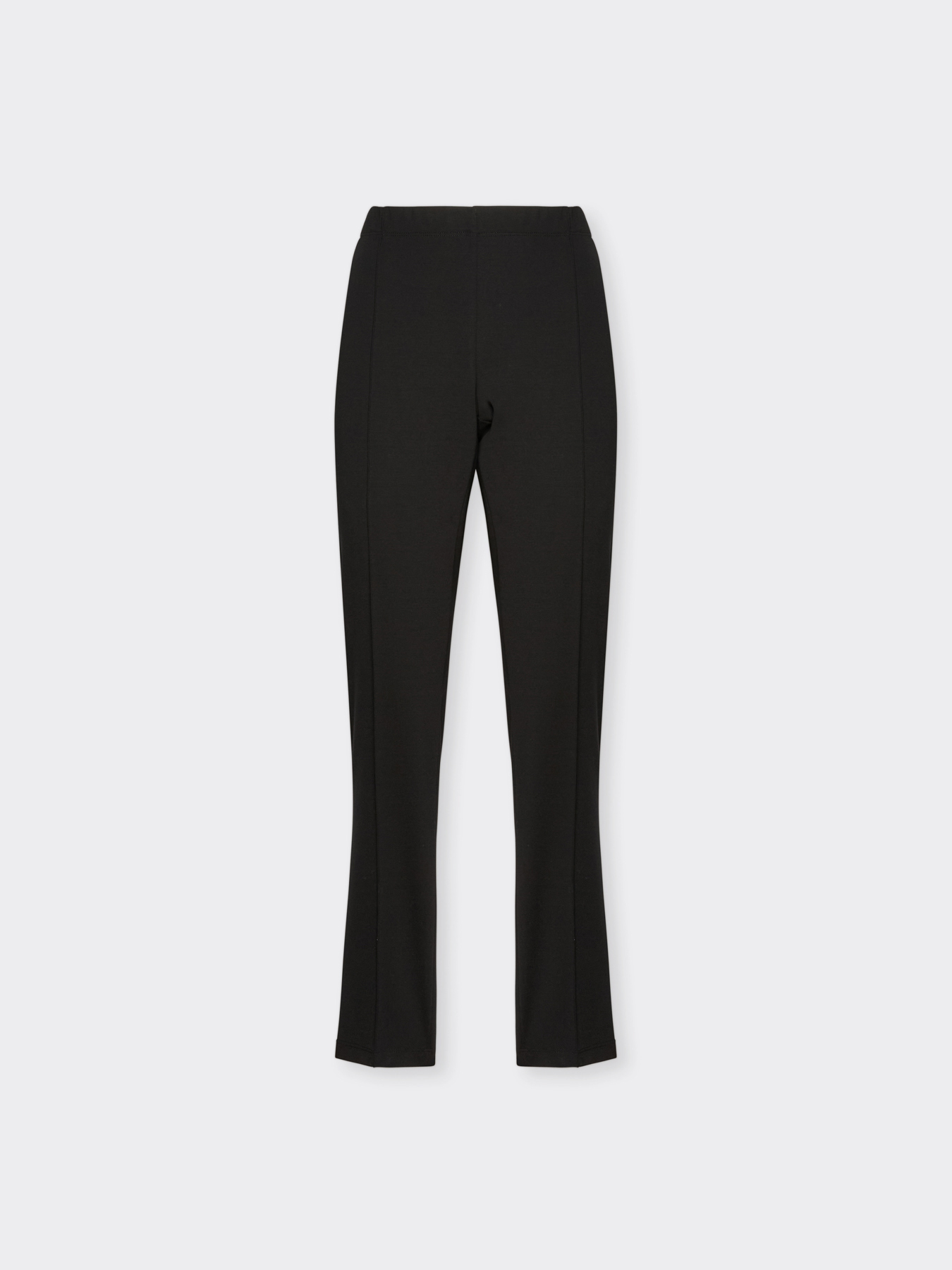Pantalones slim fit en punto milan&eacute;s image number 4