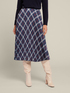 Falda plisada estampada image number 2