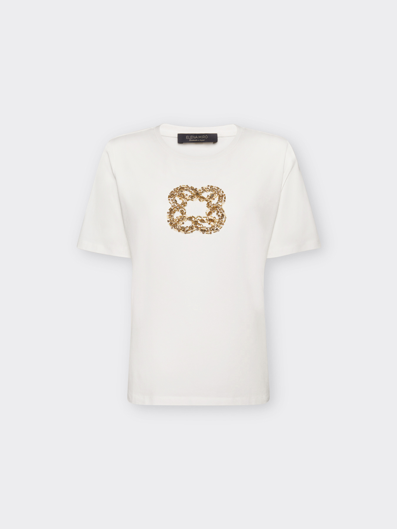 T-shirt with embroidery image number 4