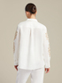 Linen shirt with embroidered sleeves image number 1