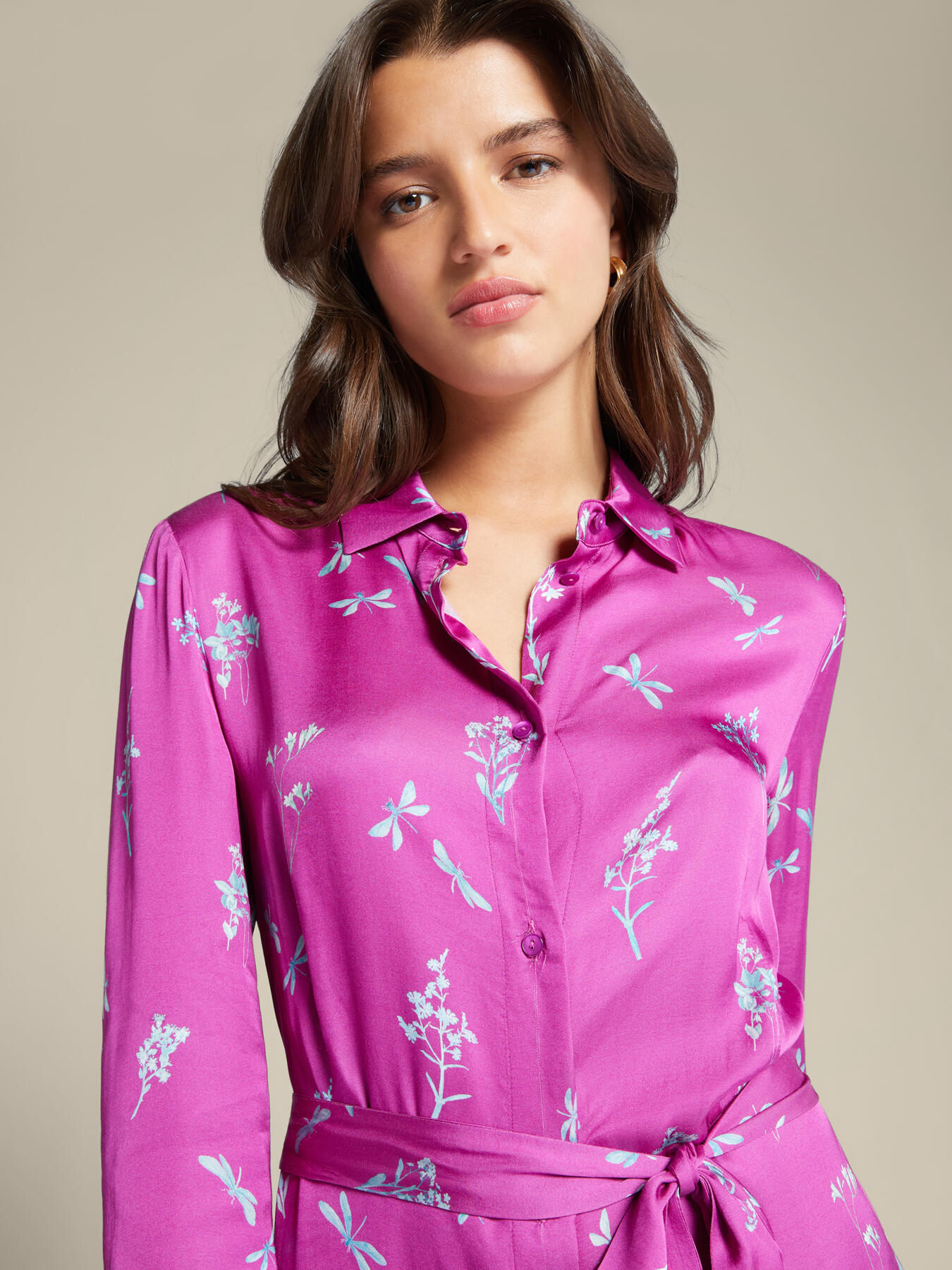 Vestido  com estampado em viscose ECOVERO&trade; image number 2