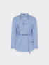 Poplin shirt with crystals image number 4