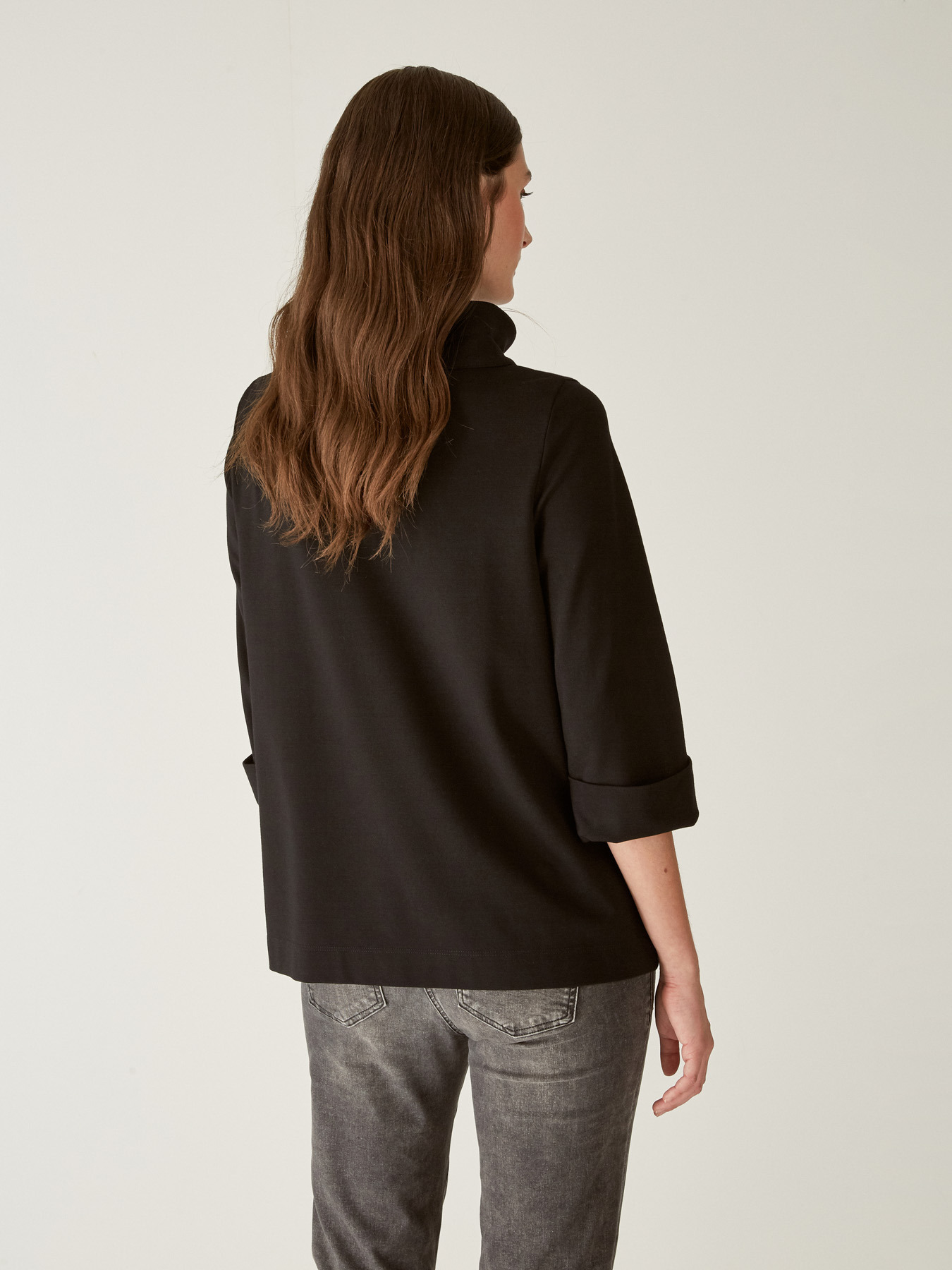 BLUSA CON COLLO AD ANELLO image number 1