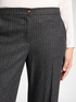 Pinstriped flannel trousers image number 3