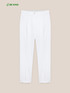 Slim pants in sustainable cotton image number 4