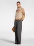 Zweifarbiger Rollkragenpullover aus reiner Wolle image number 2