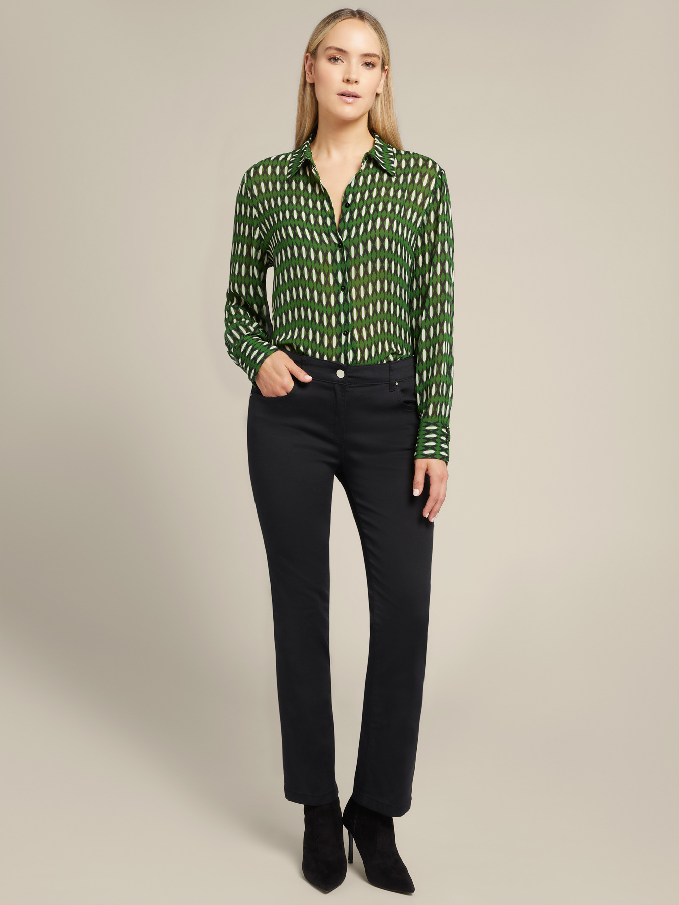 Stretch drill trousers image number 0