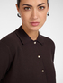 Long cardigan with collar image number 3