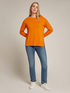 Double sweater in viscose and soft touch sustainable wool image number 3