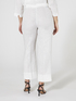Straight-leg linen trousers image number 1