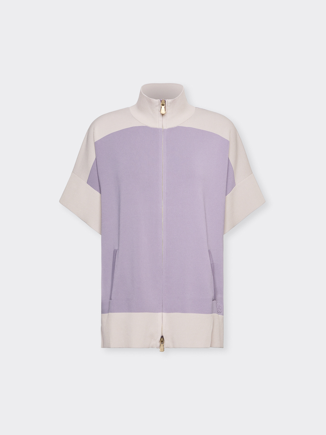 Cardigan maniche corte misto viscosa