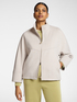 Jacket with high collar and zip image number 0