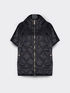 Quilted down jacket with short sleeves image number 4