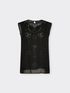 Blusa in georgette traforata image number 5