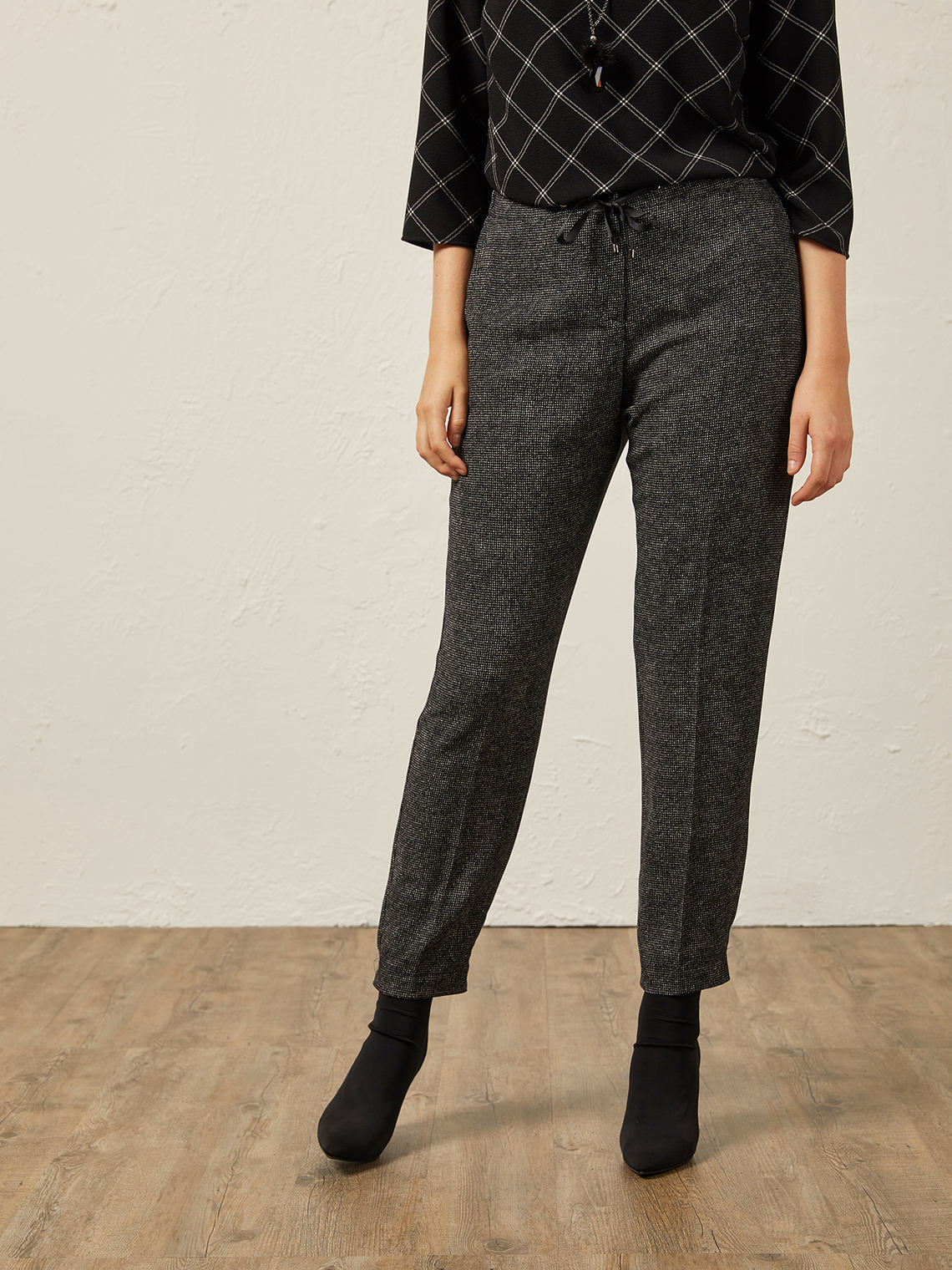 Elenamiro: Cal&ccedil;as joggers em tecido prestigioso_5