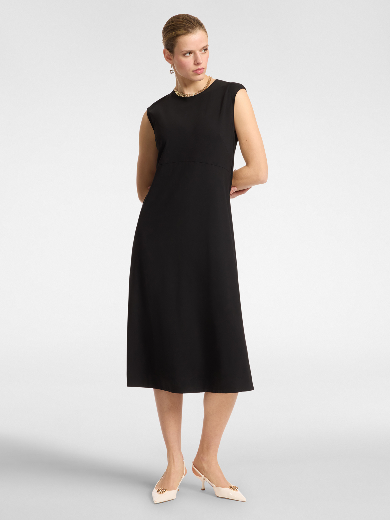 Longuette-Kleid aus Jersey image number 0