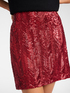 Mini skirt with sequin embroidered waves image number 3