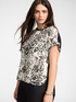 Printed viscose t-shirt image number 0