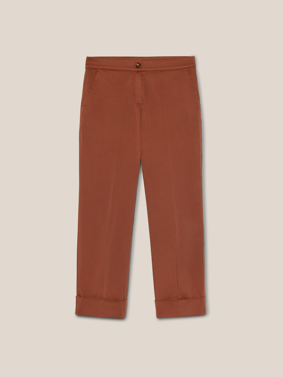 Pantaloni chinos in cotone stretch