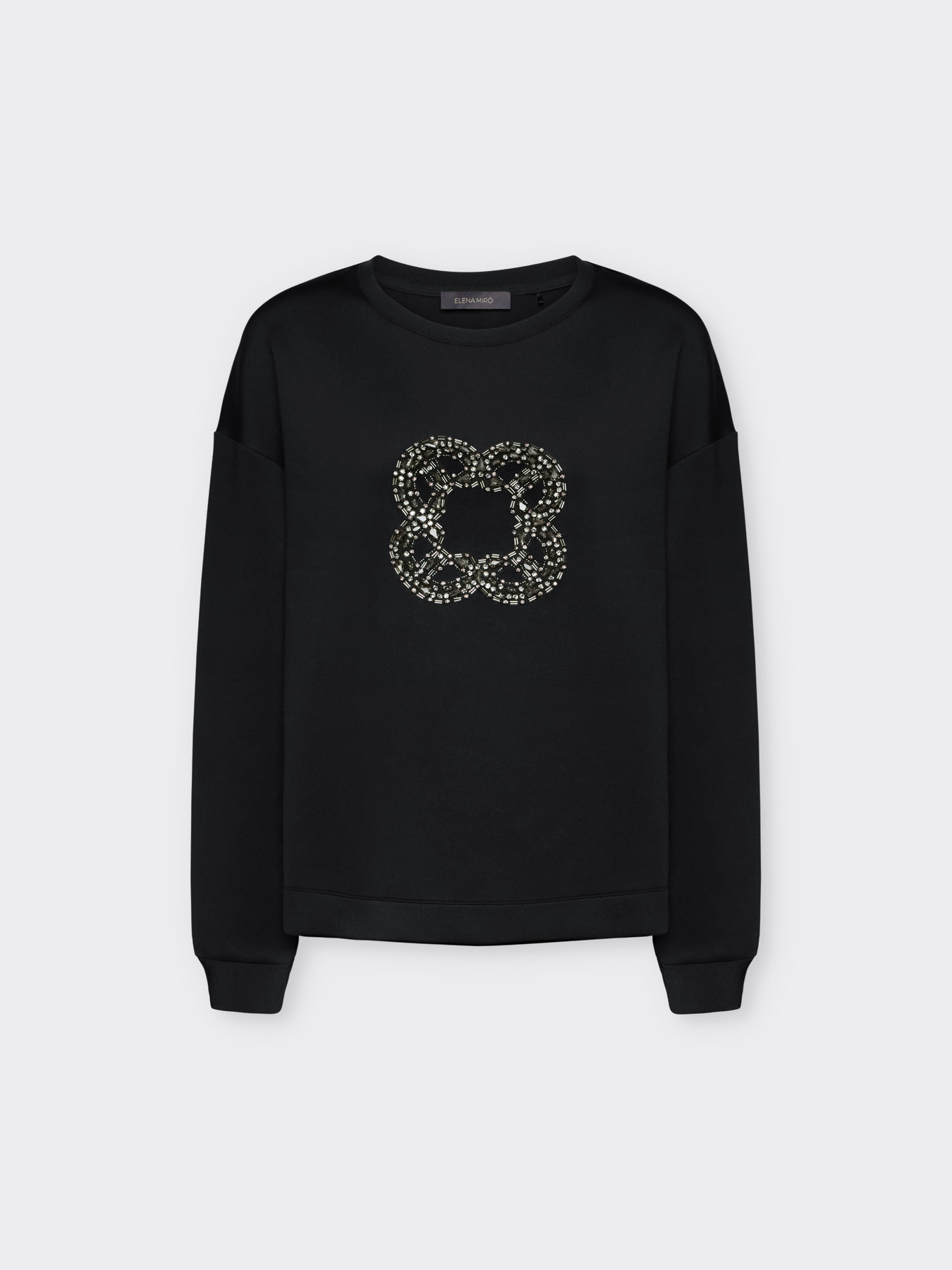 Sweatshirt with oversized Monogram embroidery image number 5