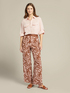 ECOVERO™ viscose printed trousers image number 0