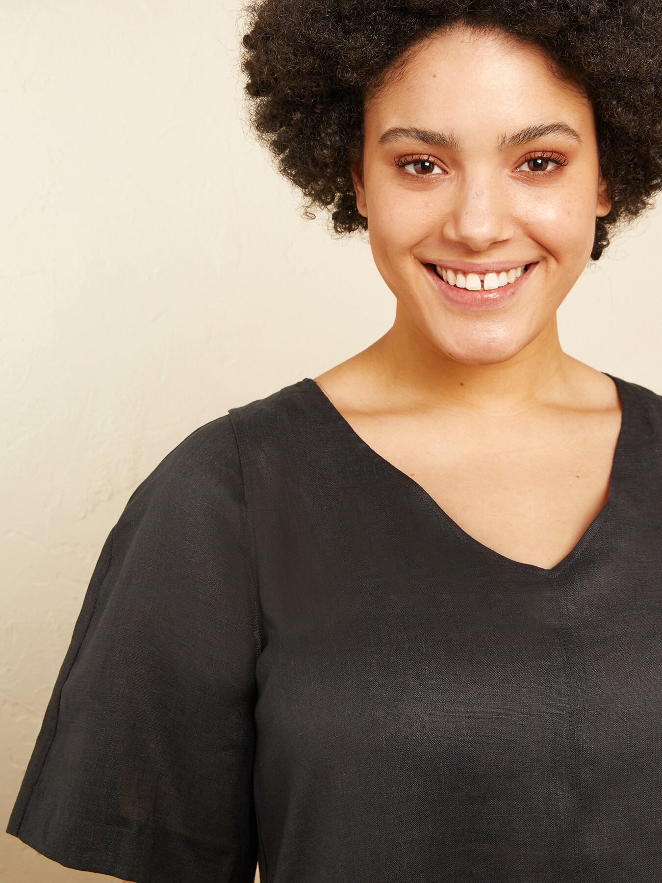 VESTIDO EM LINHO PURO image number 5