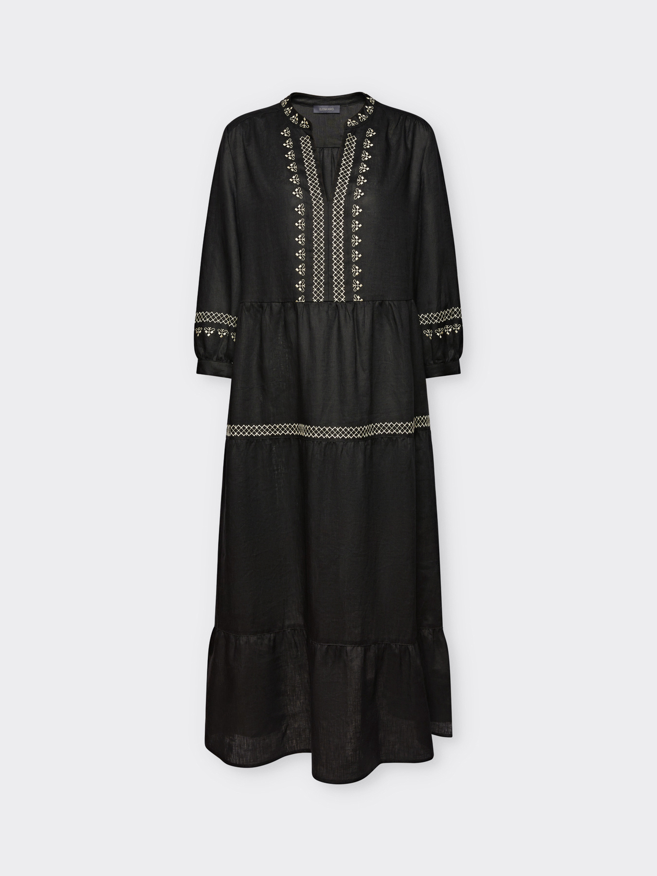 Besticktes Leinenkleid image number 4