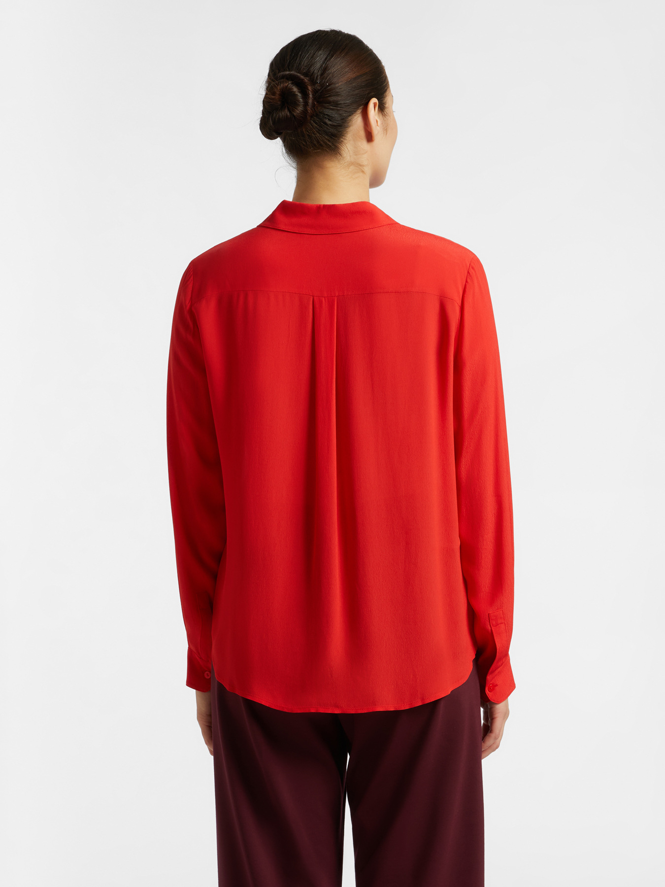 Camisa con borde fruncido image number 1