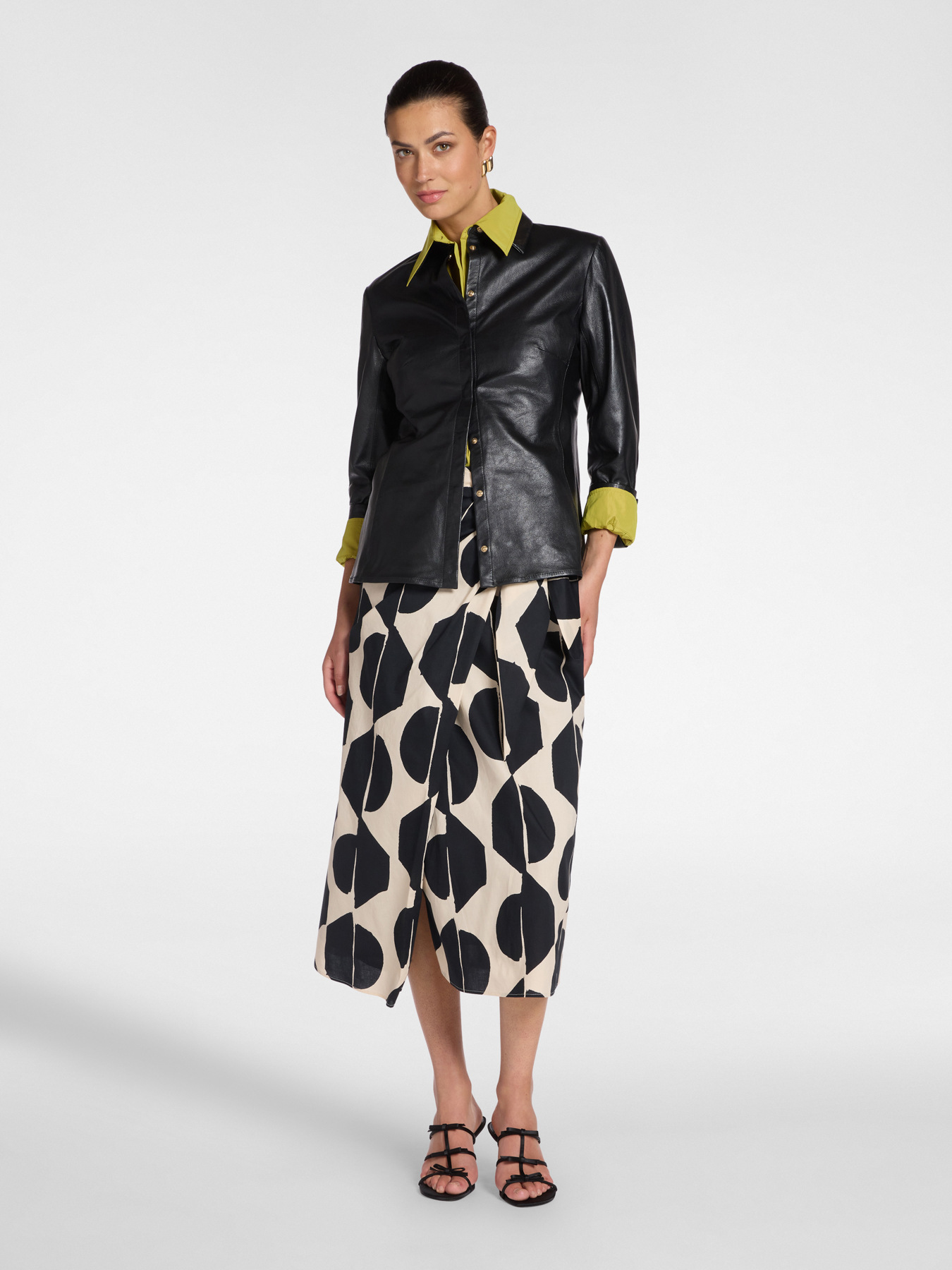 Leather shirt image number 3