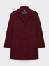 Tailored coat in double fabric image number 4