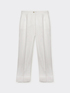 Straight-leg linen trousers image number 4