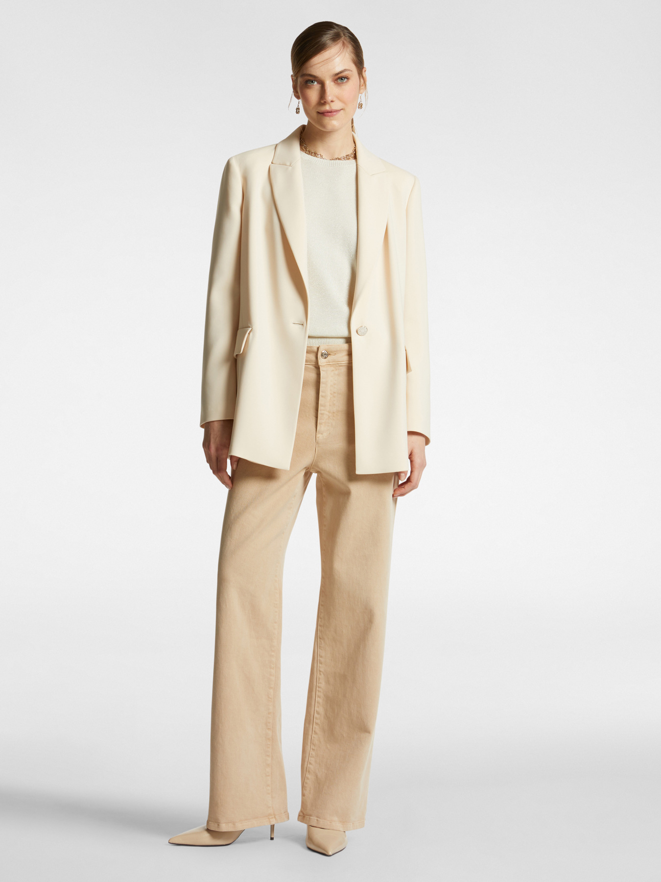 Cady crepe blazer image number 9