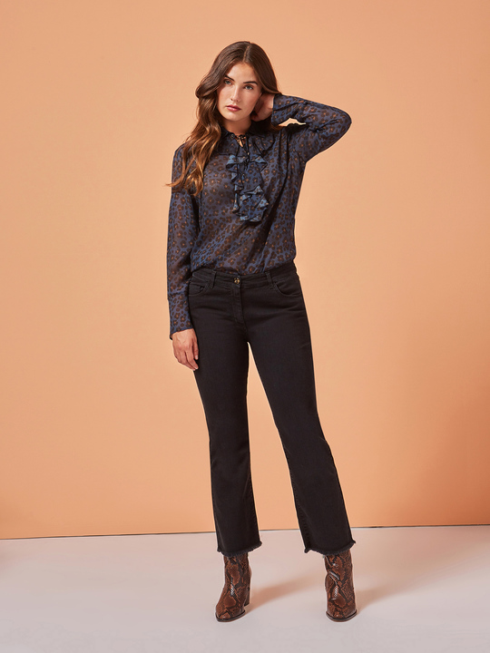 Elenamiro&nbsp;: Jean noir kick flare Noir_1