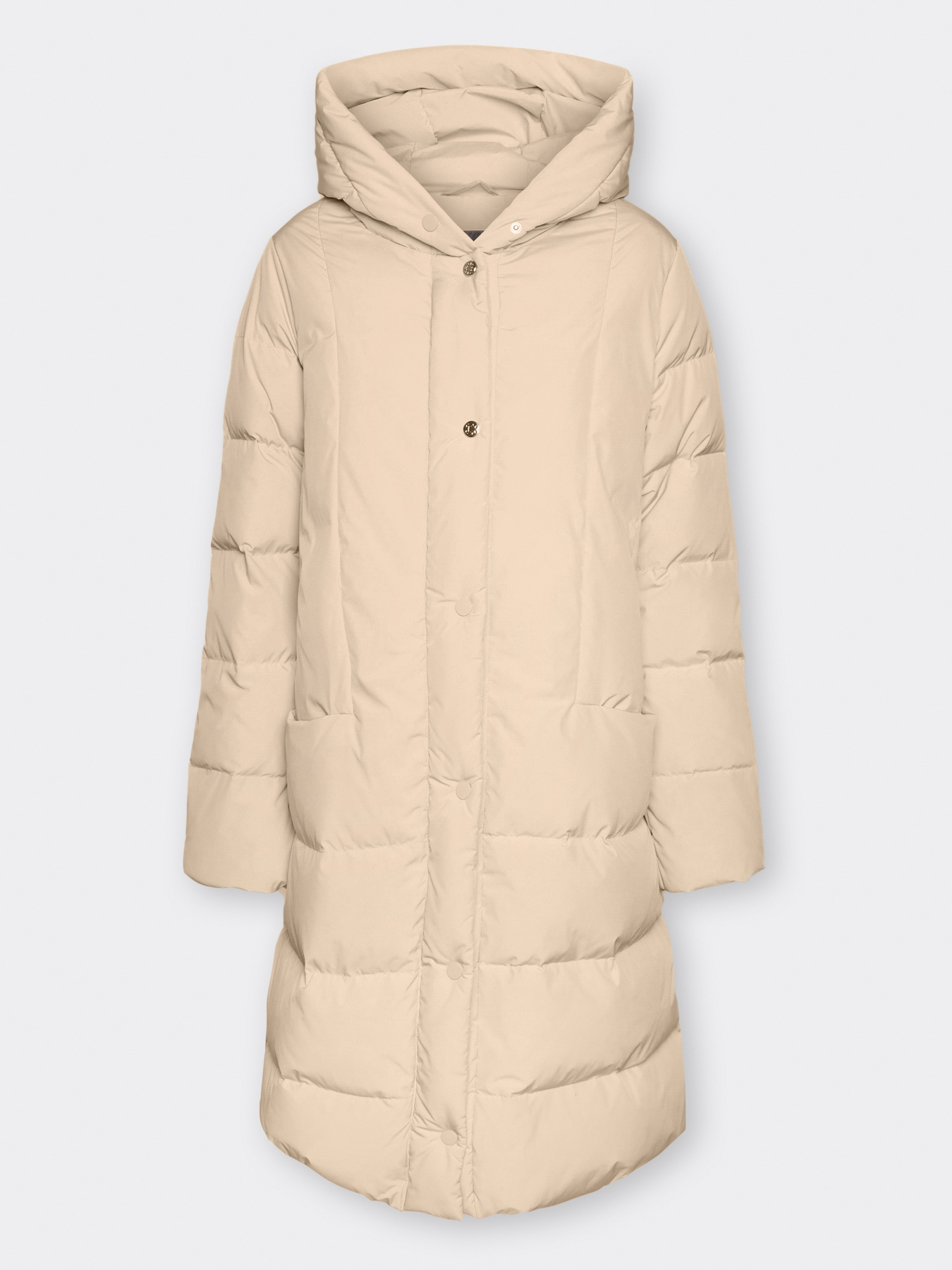 Langer Steppmantel aus Nylon image number 4