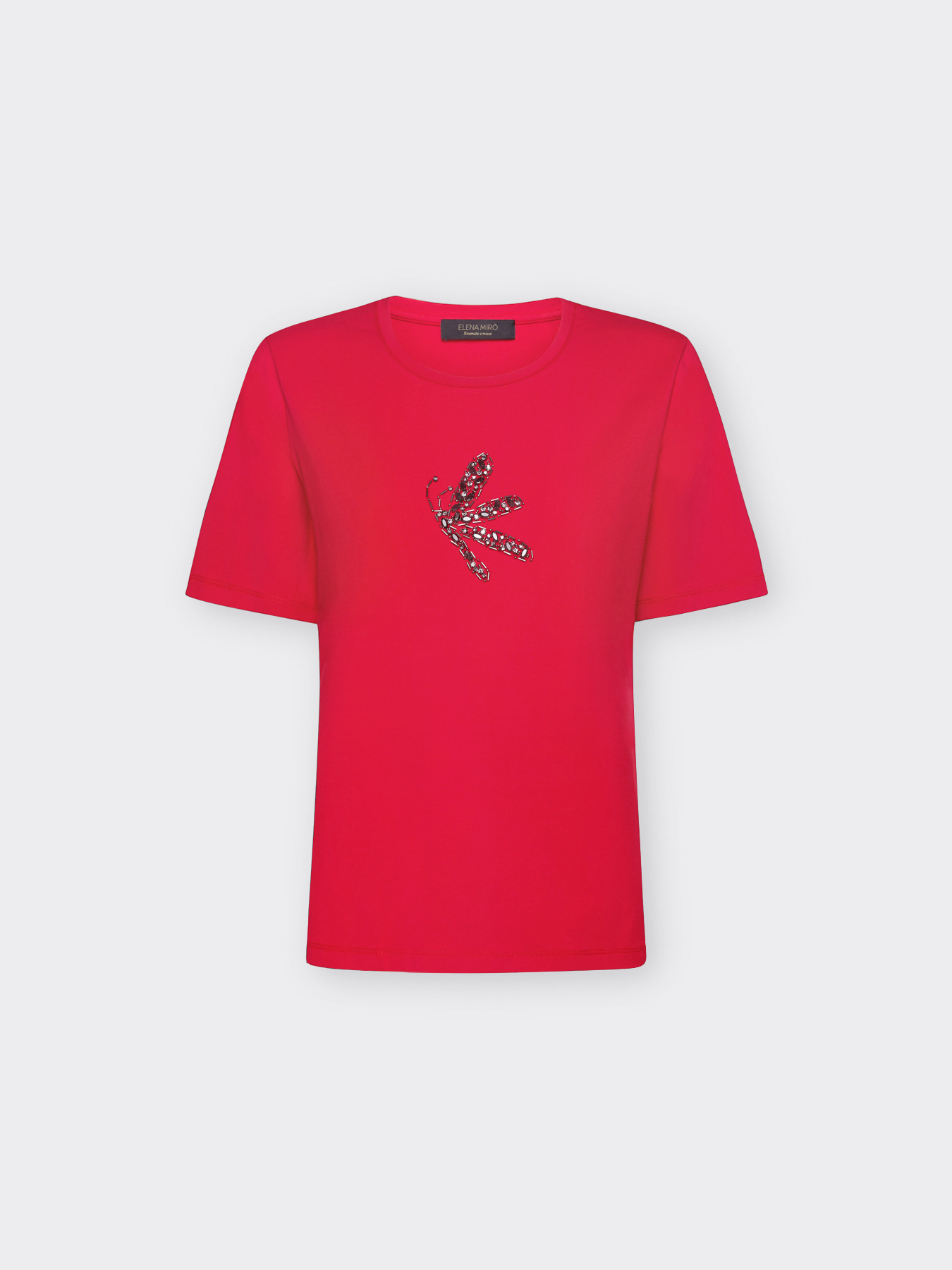 T-shirt con ricamo image number 4