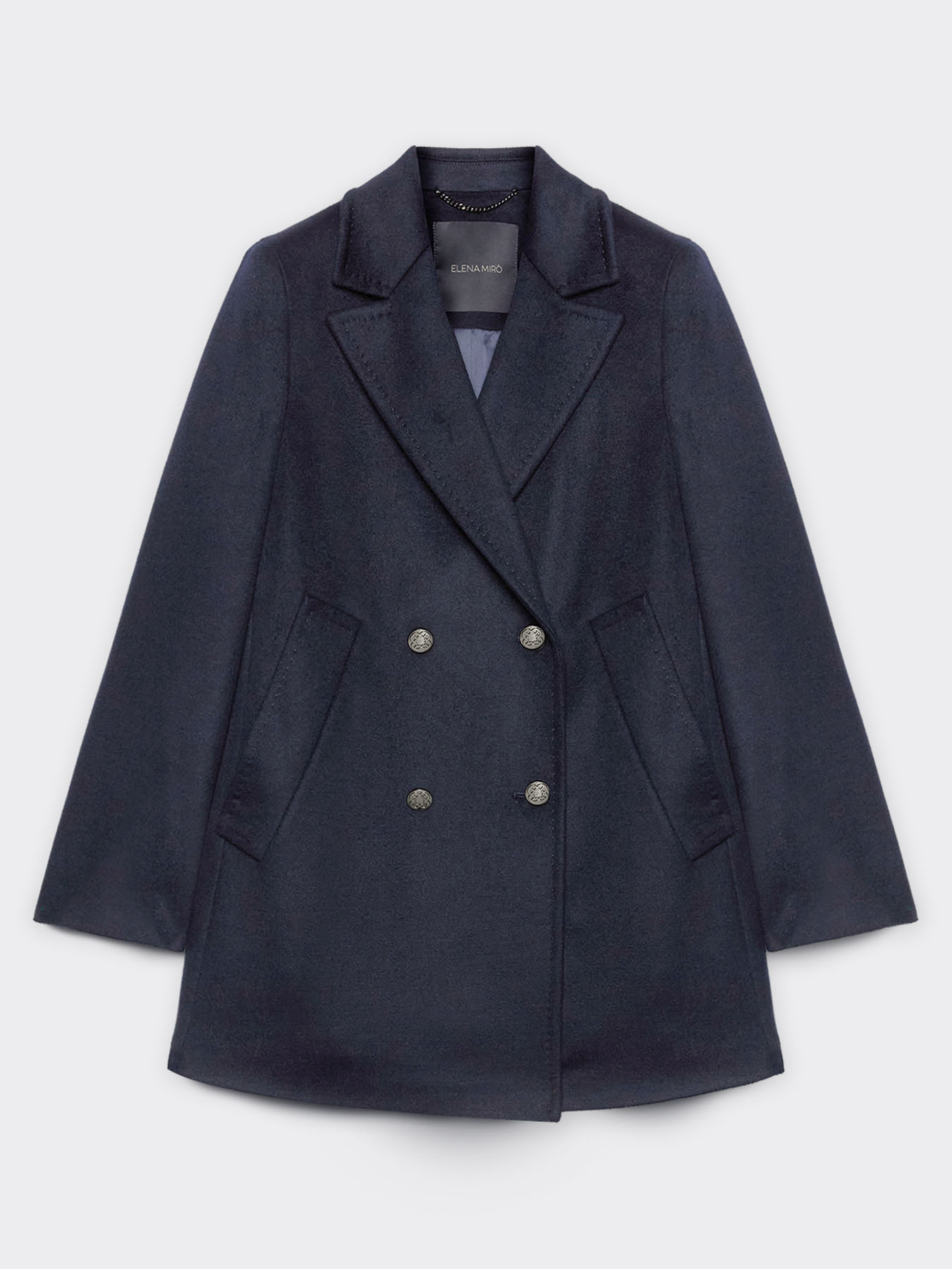 Luxury wool peacoat winter jacket image number 4