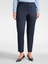 Viscose blend jersey trousers image number 2
